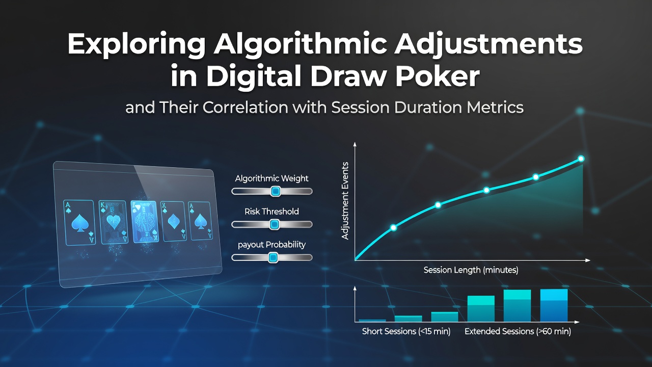 Darstellung algorithmischer Anpassungen in digitalen Draw-Poker-Plattformen mit Fokus auf RNG-Kalibrierung und Metriken