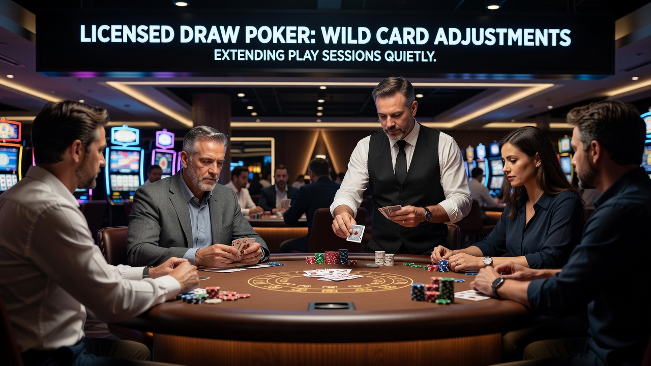 Analyse von Draw-Poker-Sitzungen mit Fokus auf Wildcard-Effekte und Spielerverhalten