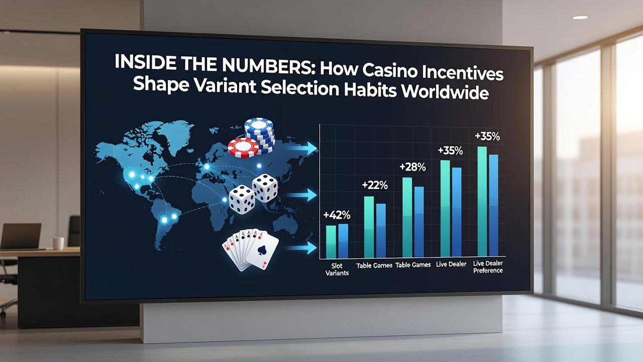 Statistische Übersicht zu Variantenauswahl und Incentive-Effekten in internationalen Casinos