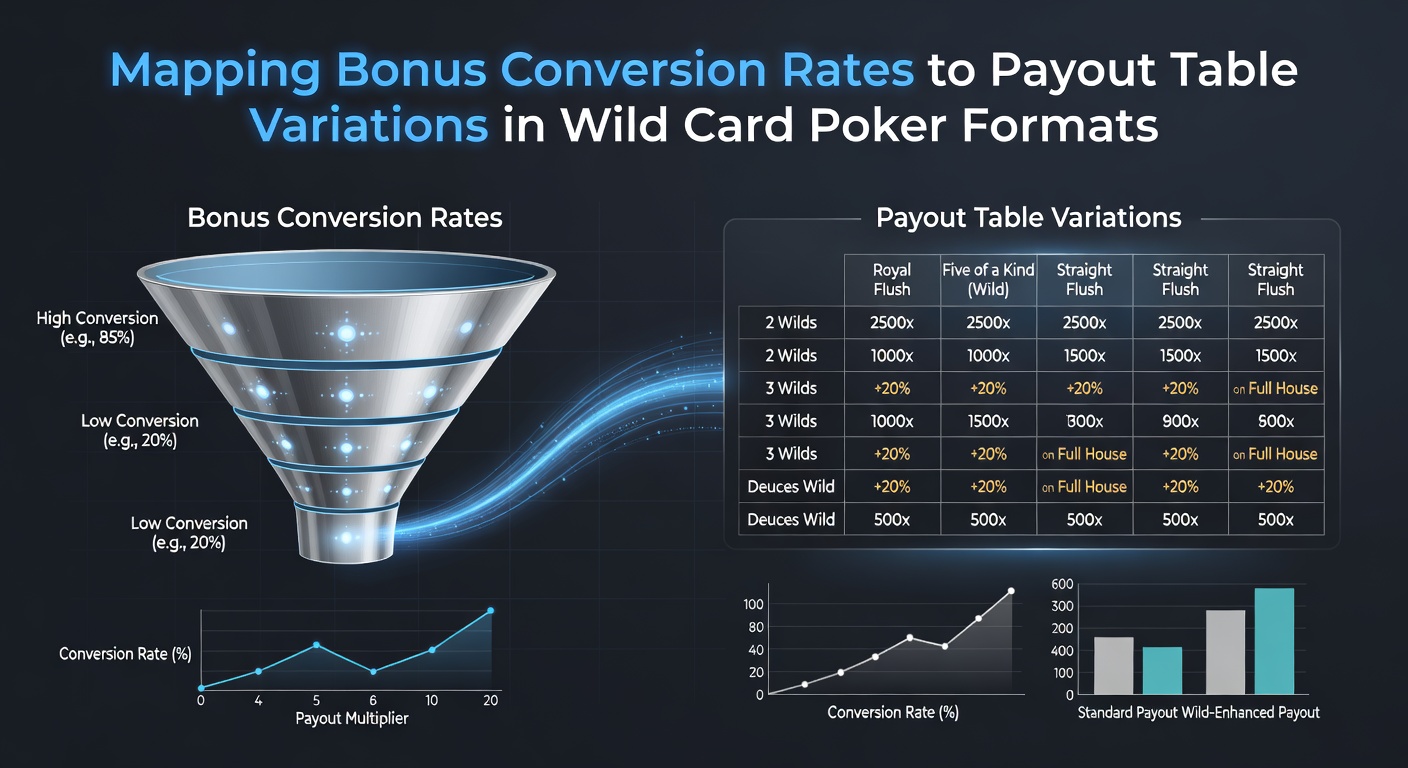 Übersicht über Wild-Card-Poker-Formate und Auszahlungstabellen