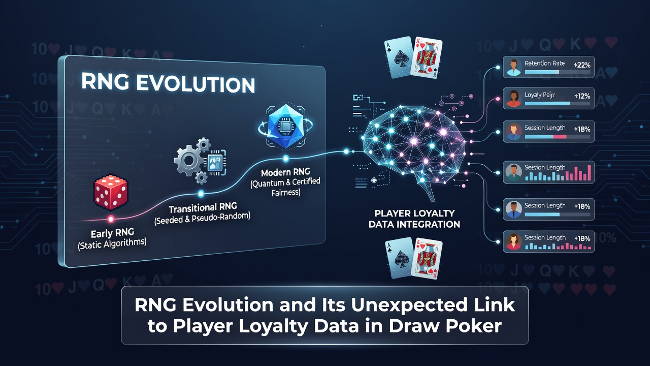 Darstellung moderner RNG-Systeme in Draw-Poker-Plattformen mit Fokus auf Kalibrierungsprozesse